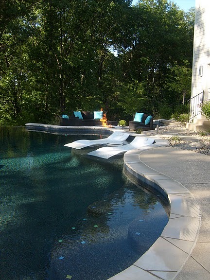 hillside pool construction