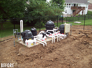 landscape design, st. louis landscape, before