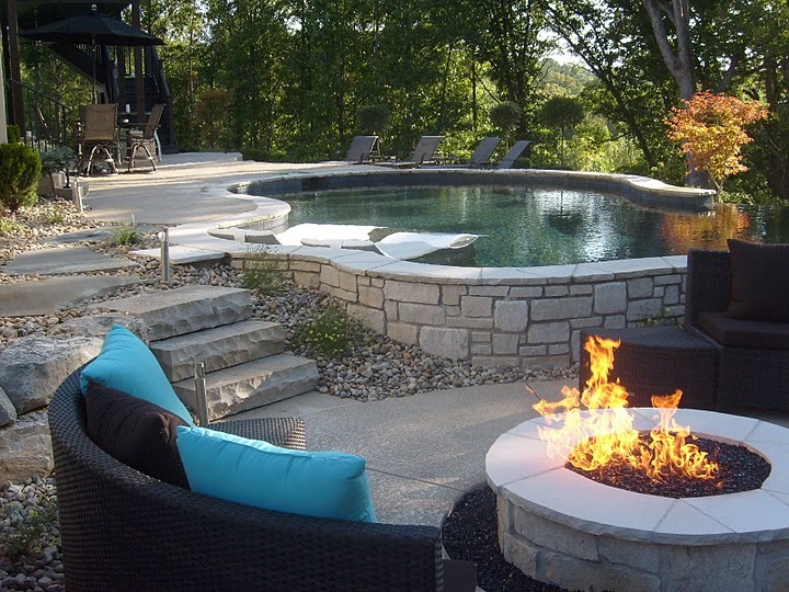 hillside pool construction