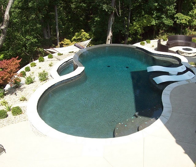 hillside pool construction