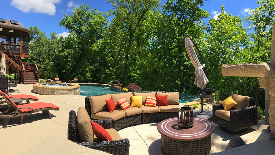 Baker Pool Construction Outdoor Furniture, Outdoor Furniture St Louis